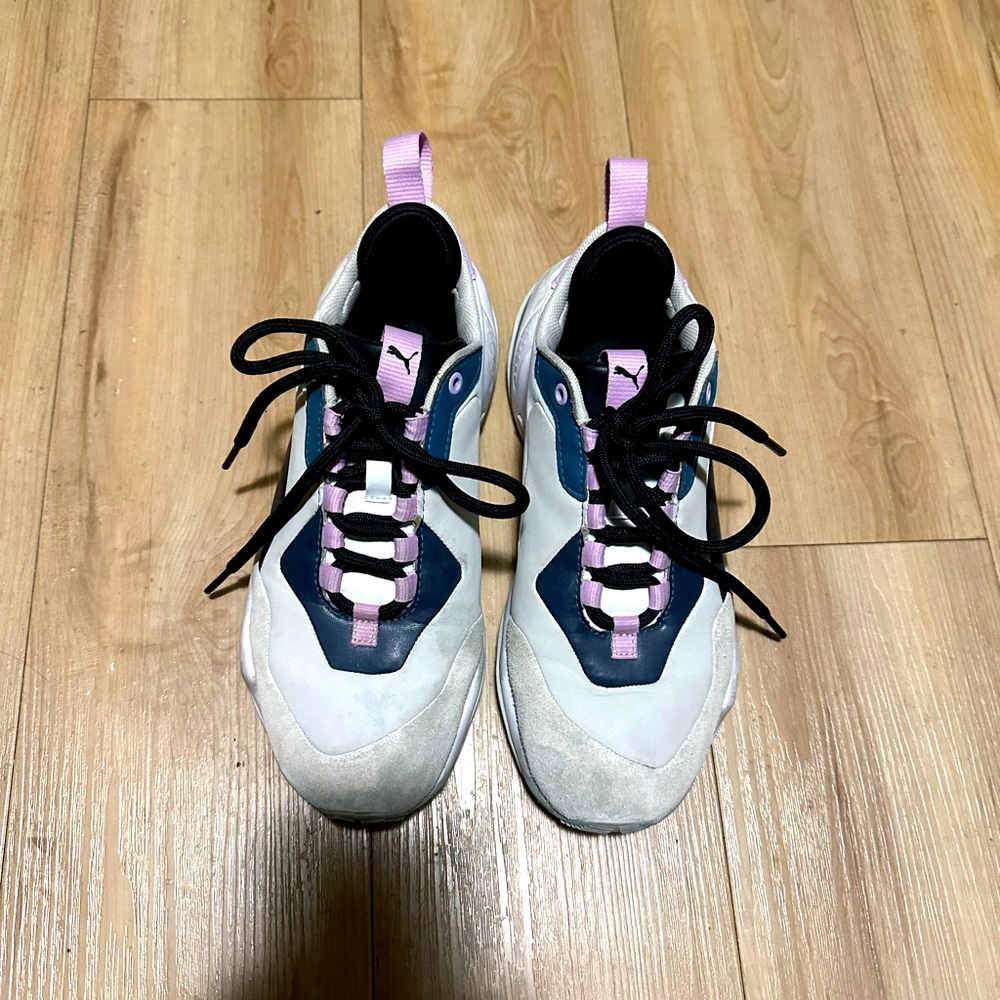 PUMA Thunder Sneakers River Droite
(Gray and Purple)